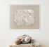 beige coral wall art